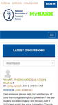Mobile Screenshot of my.nann.org
